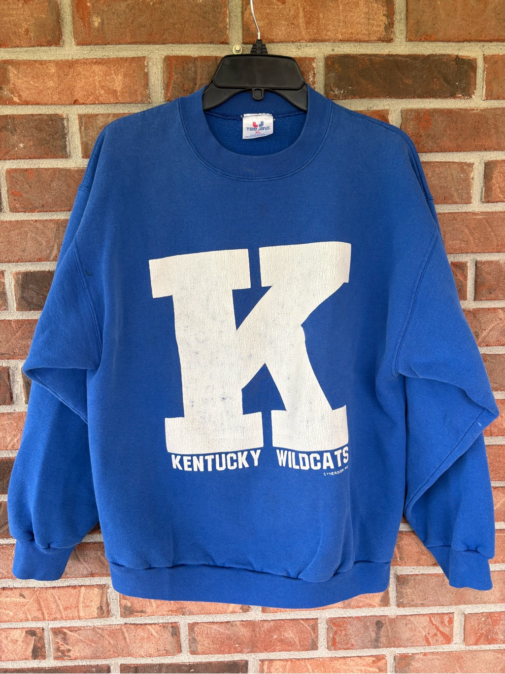 Vintage University Of Kentucky Wildcats Blue Crewneck Sweatshirt Made In The Usa